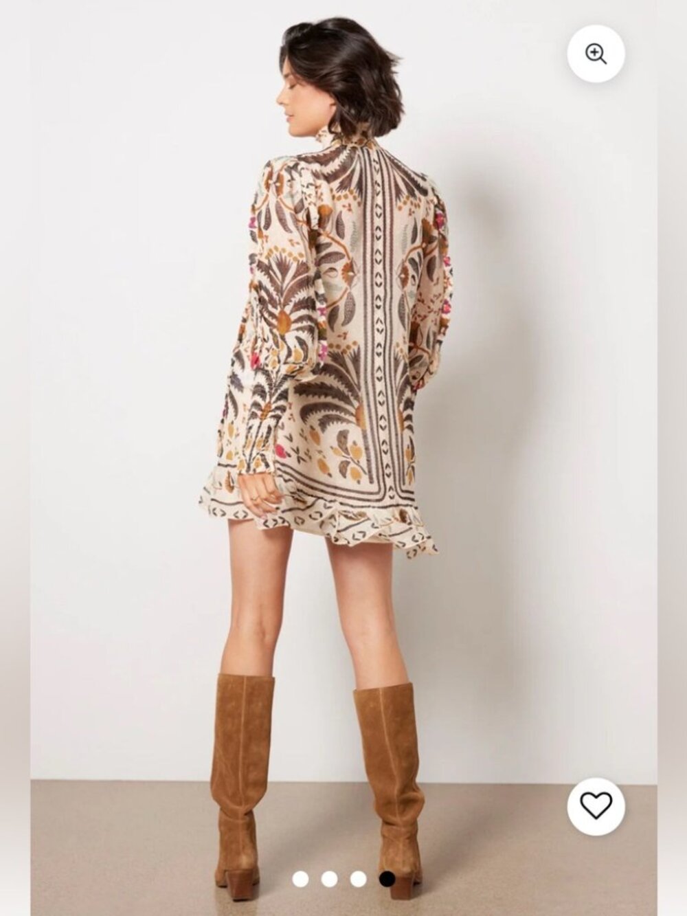 FARM Rio Palms Paradise High-neck Dress - Picture 4 of 12